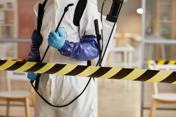 Professional Biohazard Cleanup technician working in Pierce, CO